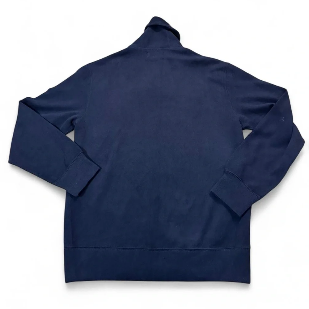 Polo Ralph Lauren Men’s‎ Navy Cotton Button Up Shawl Collar Sweater Size Large